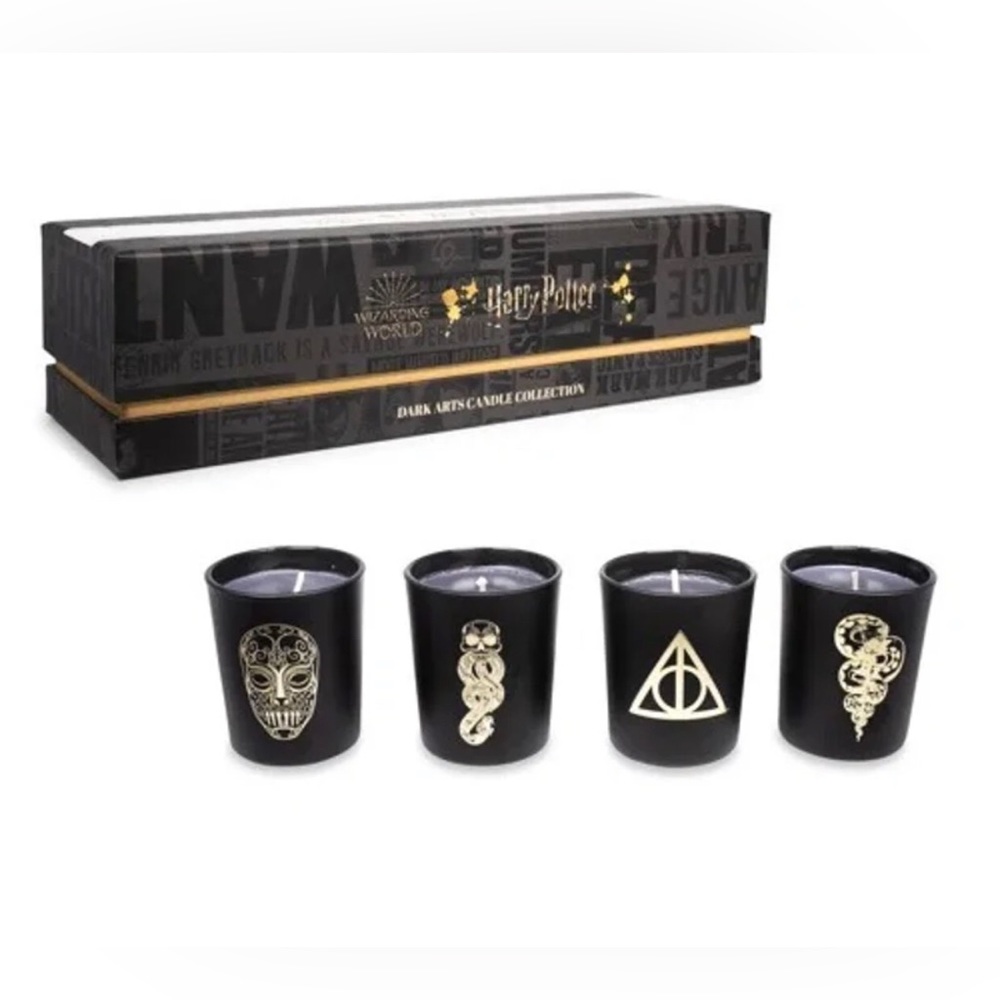 4 Piece Harry Potter Dark Arts Scented Designer Candle Set